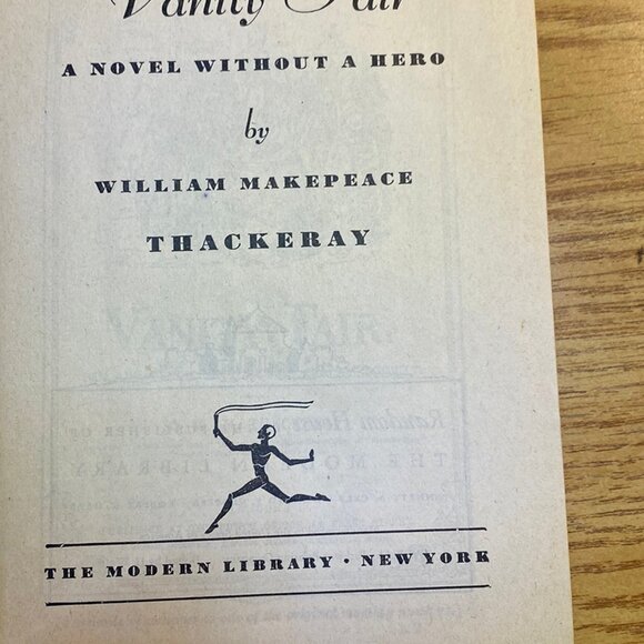 Antique Book I Vanity Fair: A Novel without a Hero hardcover by W.M. Thackeray - Picture 3 of 5